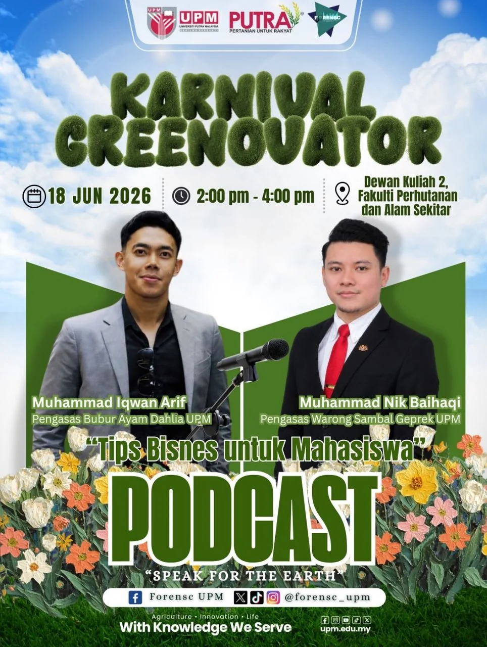 Greenovator podcast poster